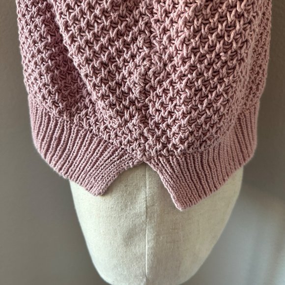 Madewell Austen Sweater In Pink Color Sz S - Picture 7 of 9